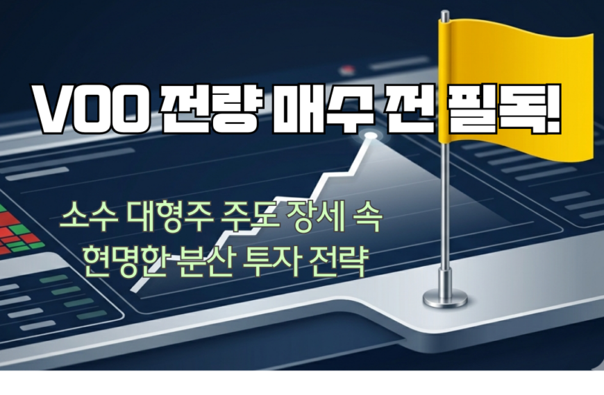 VOO 전량 매수 전 필독! 소수 대형주 주도&hellip;