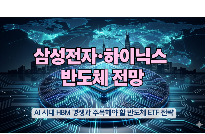 삼성전자·하이닉스 반도체 전망: AI 시대 HBM 경쟁과 주목해야&hellip;